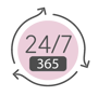 24 7 365 Icon 2023